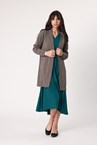 PAULA LONG CARDIGAN - lt brown